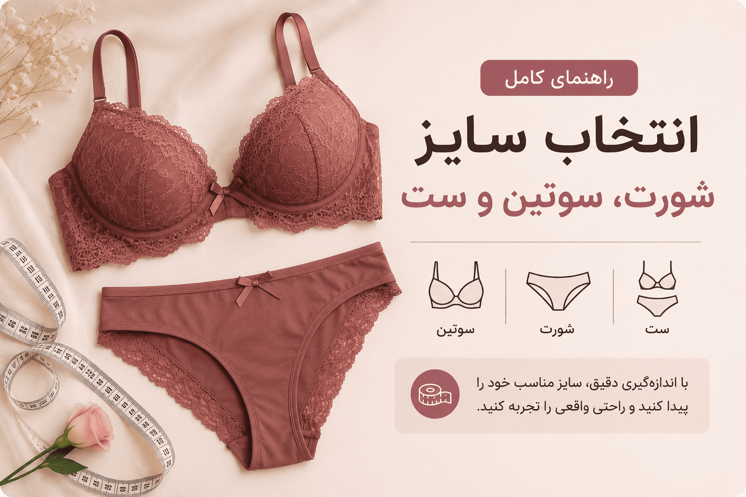 راهنمای انتخاب سایز