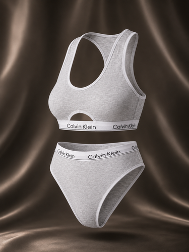 ست نیم تنه شورت زنانه اسپرت نخی پنبه ای مرلین سایز L XL