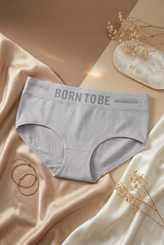 شورت اسلیپ نخی زنانه کمر چاپ BORNTOBE930 سایز فری