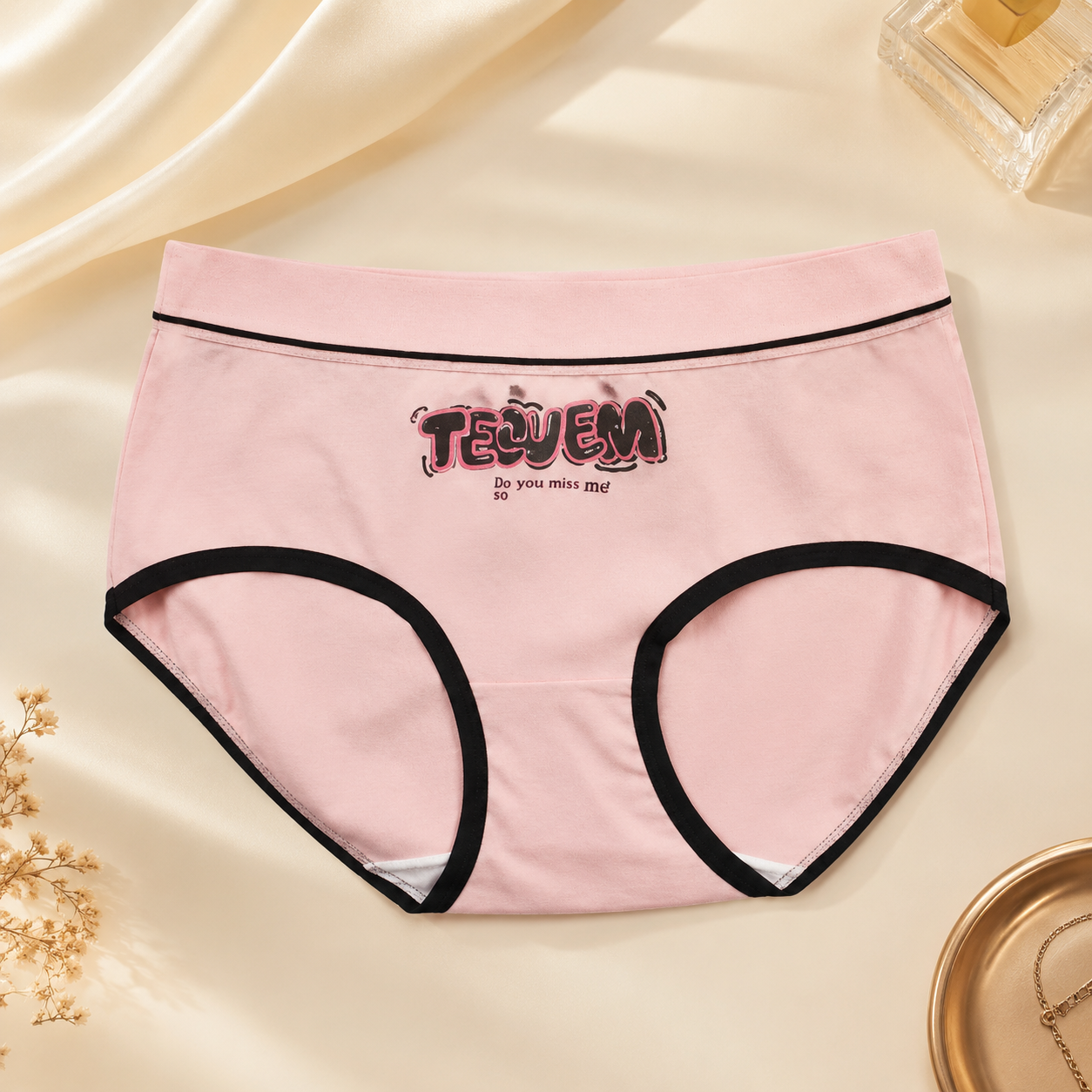 شورت زنانه نخی وارداتی TECVEM کد 11569 سایز L