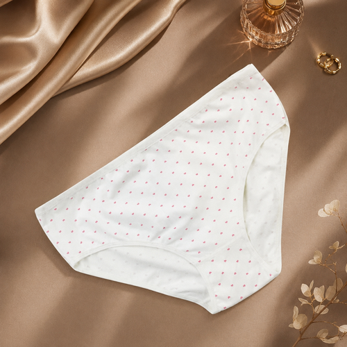 شورت زنانه نخی طرح لوزی کد 11561 سایز 3XL