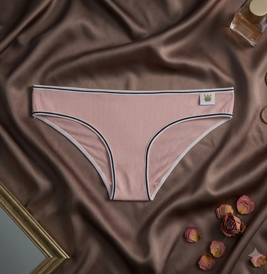شورت زنانه اسلیپ نخی طرح کبریتی نوار دوزی طرح گل لاله سایز L XL 2XL