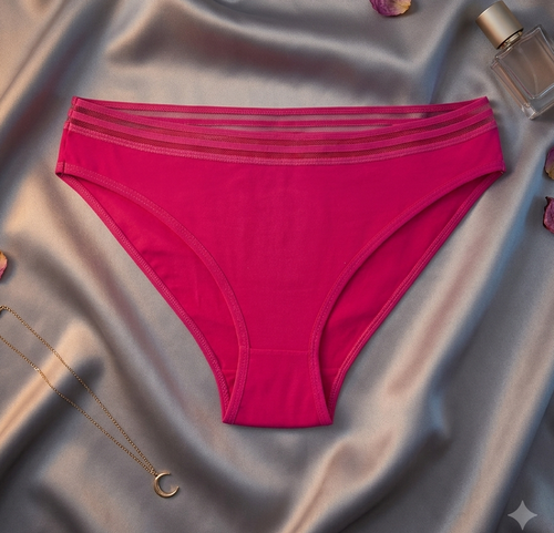 شورت اسلیپ زنانه نخی کش شیشه ای شارمین سایز L و XL