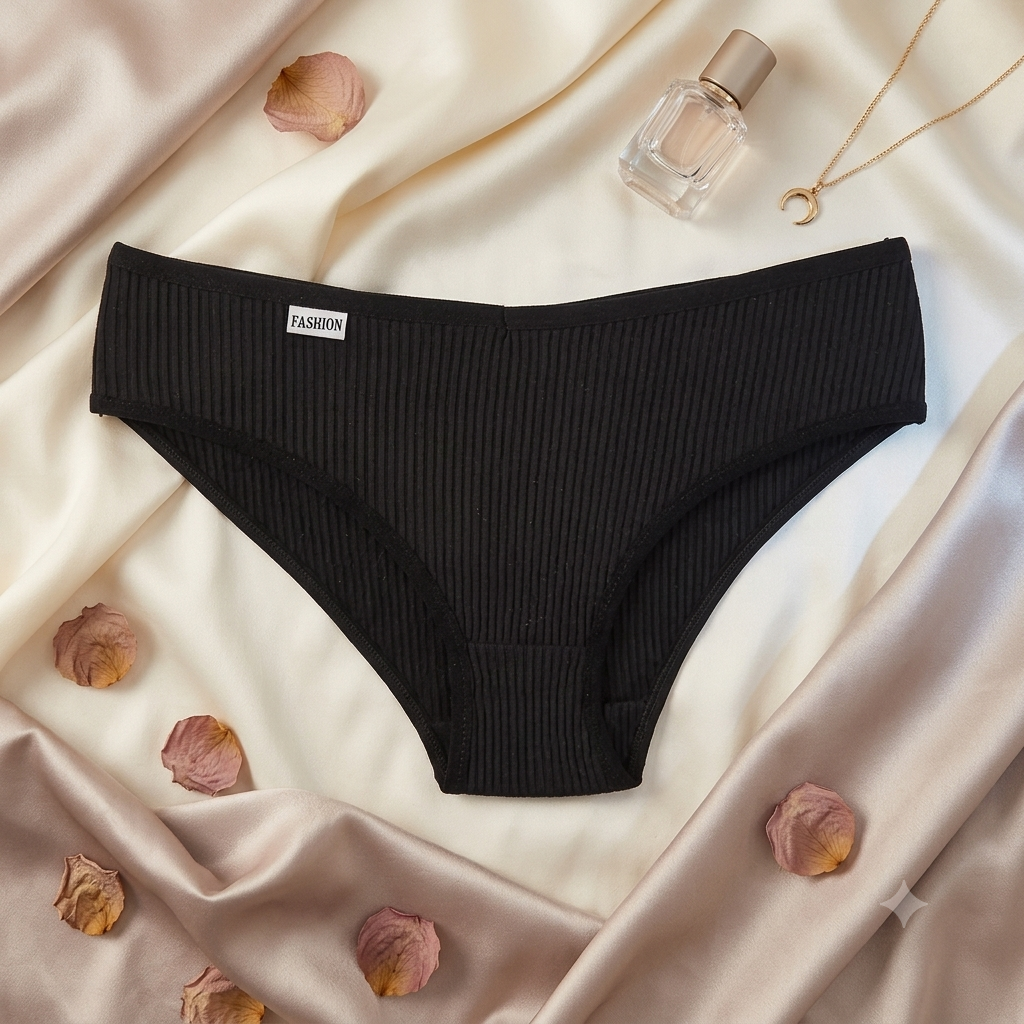 شورت اسلیپ کبریتی نخی پنبه ای زنانه شارمین سایز M L XL 2XL
