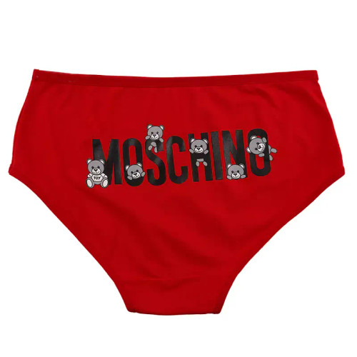 شورت اسلیپ زنانه نخی چاپی طرح خرس moschino برند بانو سایز XL