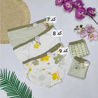 شورت نخی وارداتی سایز بزرگ XXL ضد حساسیت فاق دو لایه